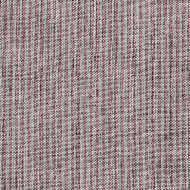 Laila Dusty Pink - Randigt gardintyg, Gammelrosa ränder