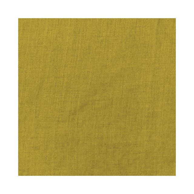 Vilgot Ochre - Stonewashed double width yellow coloured linen fabric