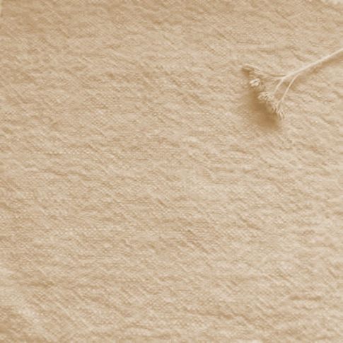 Bianco Wheat - Beige pre-washed 100% linen fabric