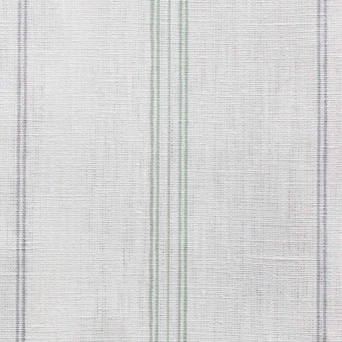 Elise Meadow-WHT - vertical two tone striped fabric.
