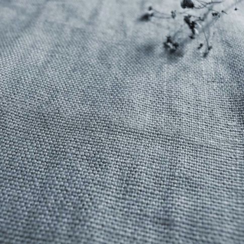 Greta Frosted Denim - gråblått linnetyg 100% linne 