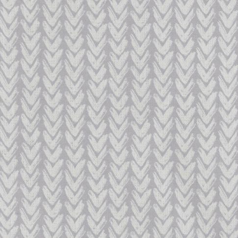 Fia Grey Sand- Linen curtain fabric, abstract Grey pattern