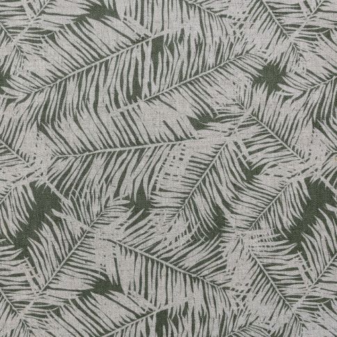 Gabi Khaki - Gardintyg, Grönt botaniskt mönster