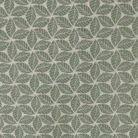 Saana Khaki - Gardintyg, Grönt geometriskt mönster