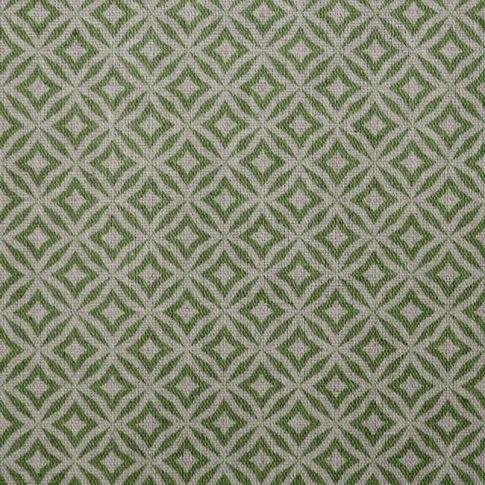 Nella Leaf- Gardintyg, Grönt geometriskt mönster