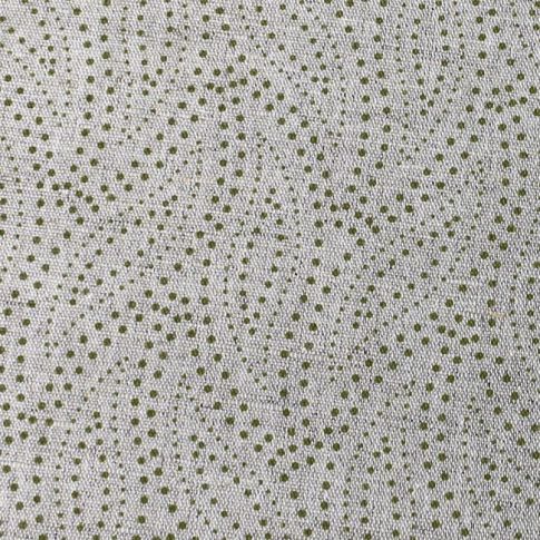 Pia Leaf - Gardintyg, Grönt abstrakt bladmönster