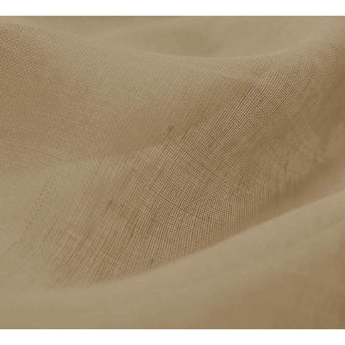 Molly Bronze - Brunt 100% linnytyg för gardiner