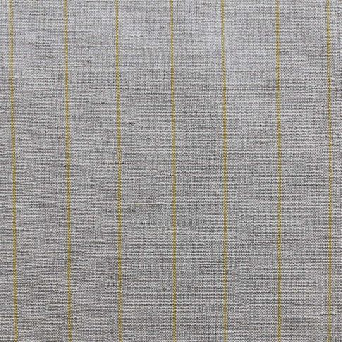 Solveig Mustard- Curtain fabric with yellow stripes