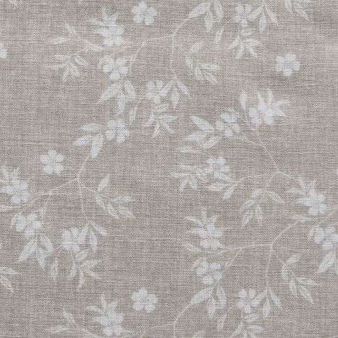 Merisa New Blush - Curtain fabric with Botanical Print