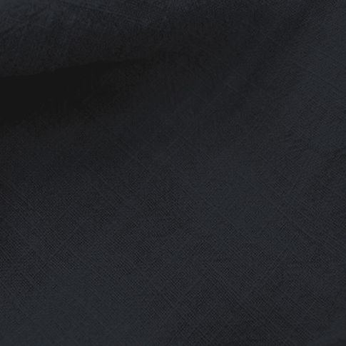 Perla Grey Asphalt - Mörkgrått linne-bomullstyg