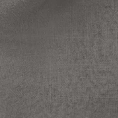 Perla Powder Grey - Grått linne-bomullstyg