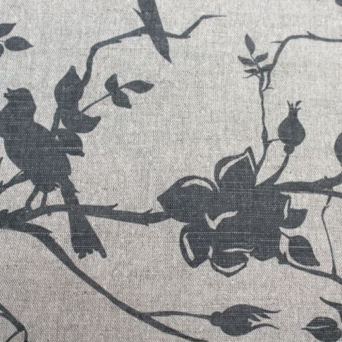 Rosebird Ash - Grått mönster med fåglar