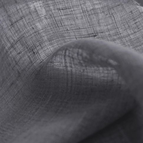 300cm brett Asphalt Grey linnetyg - Serah Asphalt