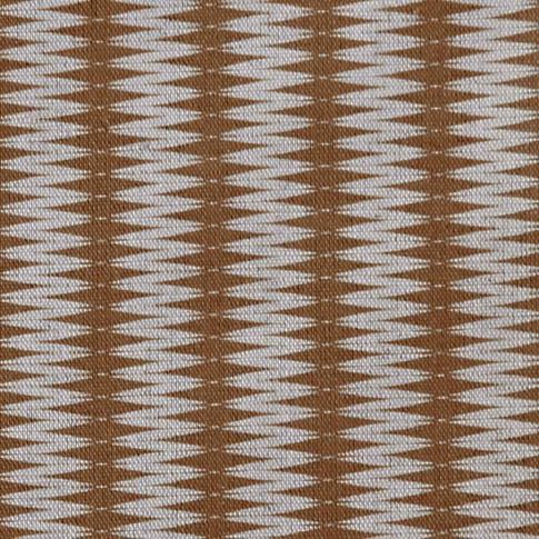 Ksenia Burnt Orange  - Curtain fabric, abstract Orange pattern