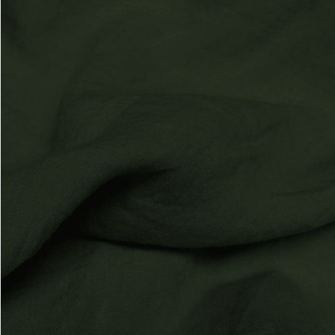 Ulrike Pine - Stentvättat mörkgrönt halvlinne