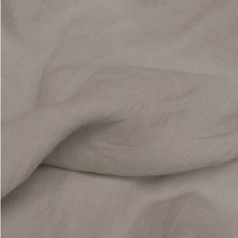 Ulrike Smoke Grey - Stonewashed Light Grey fabric for curtains and blinds.
