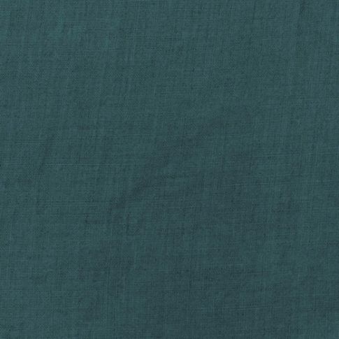 Vilgot Legion Blue - Stonewashed double width light teal coloured linen fabric